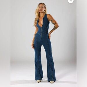 Revice Denim - Hollywood Heartthrob Denim Jumpsuit
